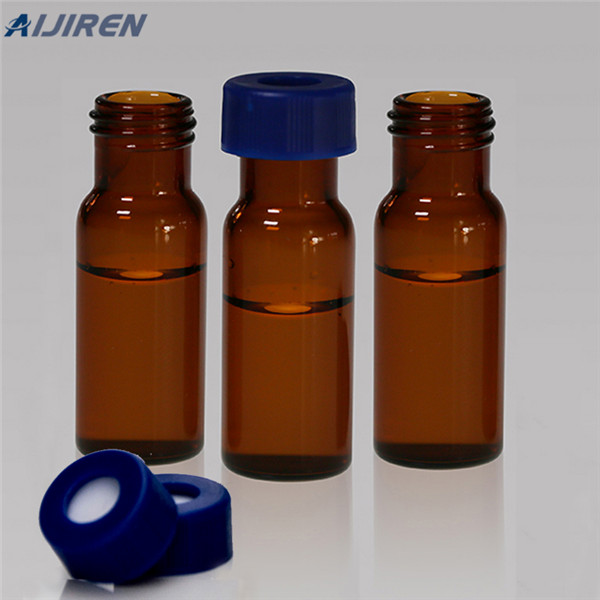 5.0 borosilicate glass amber 2ml hplc sample vials for hplc system aijiren